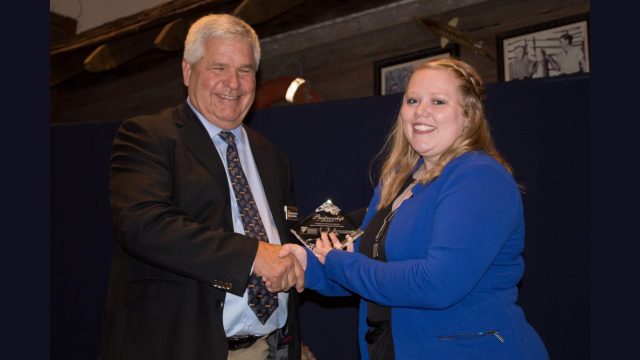 Memphis Area Chamber of Commerce, Victoria Ward accepting-Partnership Award