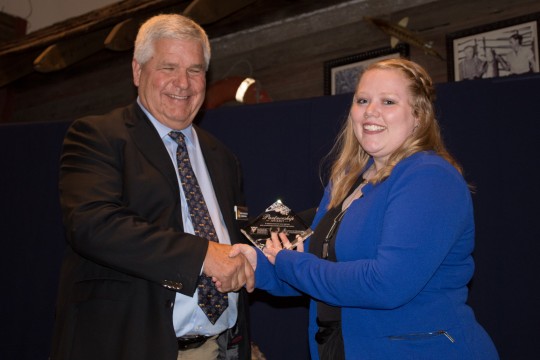 Memphis Area Chamber of Commerce, Victoria Ward accepting-Partnership Award